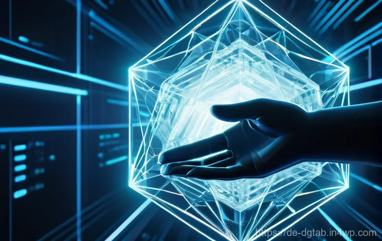 디지털 자산의 가격과 희소성의 관계 - **Prompt 1: The Essence of Digital Scarcity on Blockchain**
"A visually striking, conceptual ill...