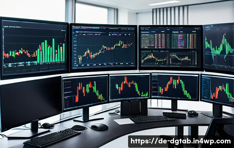 디지털 자산 가치 평가를 위한 도구 - A modern digital finance workspace showing a professional analyst in a sleek office in Frankfurt, Ge...