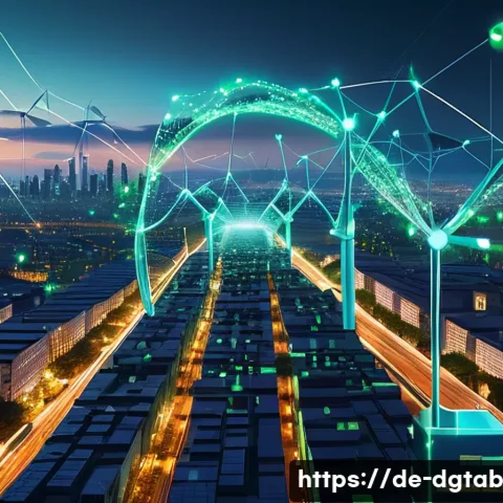 디지털 자산의 가치를 올리는 요소 - A futuristic digital art piece showcasing a decentralized blockchain network as a glowing, interconn...